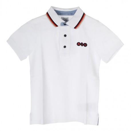 Polo ARMANI JUNIOR TXM51 3U 10, ekskluzywne ubranka dla dzieci.