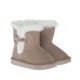 Beżowe śniegowce dla dzieci Armani Junior S3543 - oryginalne buty dla dziewczynek - sklep internetowy euroyoung.pl