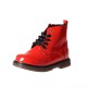 Czerwone trzewiki dla dziewczynki Armani Junior ZE522 - firmowe buty dla dzieci - sklep internetowy euroyoung.pl