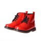 Czerwone trzewiki dla dziewczynki Armani Junior ZE522 - zimowe buty dla dzieci - sklep internetowy euroyoung.pl