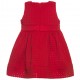 Czerwona suknia z kokardą Monnalisa 000152 B