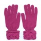 Rękawiczki różowe ARMANI JUNIOR 000373 B