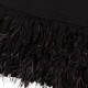 Sukienka czarna z piórami Monnalisa 000519 tył