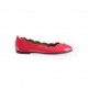 Różowe balerinki dla dziewczynki Armani Junior 001020 - firmowe obuwie dla dzieci i młodzieży - sklep internetowy euroyoung.pl
