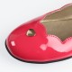Różowe balerinki dla dziewczynki Armani Junior 001020 - modne obuwie dla dzieci i młodzieży - sklep internetowy euroyoung.pl