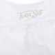 Biała koszulka z kwiatem Twin Set 001101 E