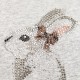 Koszulka z królikiem Monnalisa 001154 nadruk